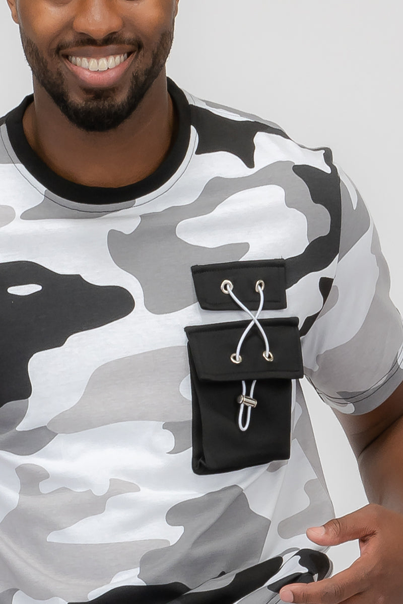 Full Camo Toggle Tshirt