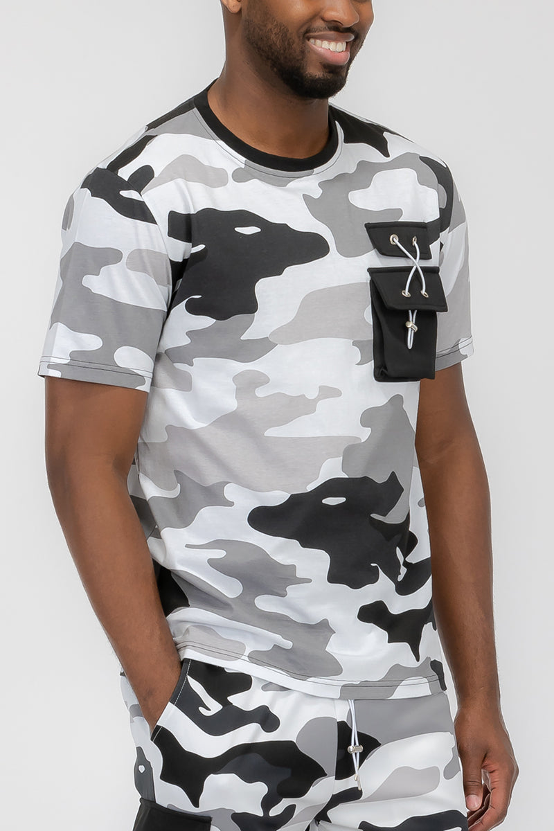 Full Camo Toggle Tshirt