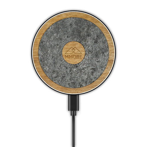 Wireless Charger with Organic and Wood Material