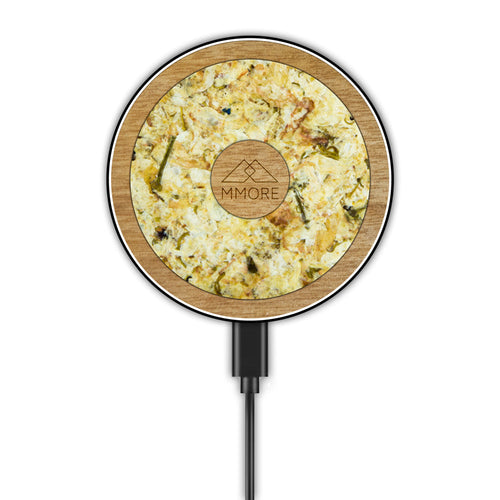 Wireless Charger with Organic and Wood Material