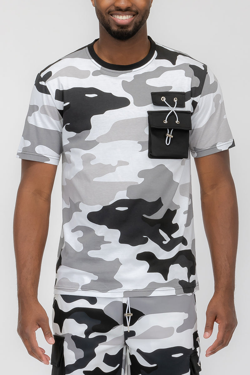 Full Camo Toggle Tshirt
