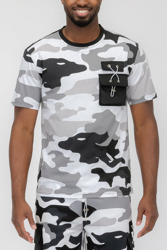 Full Camo Toggle Tshirt